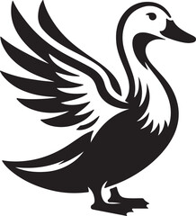 A duck vector illustration 