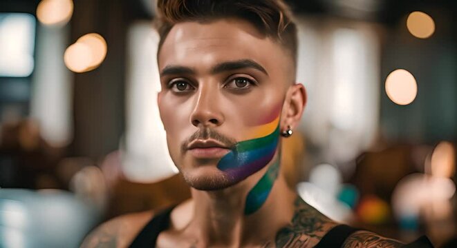 LGBT themed tattoo.