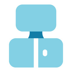 tv stand icon for illustration