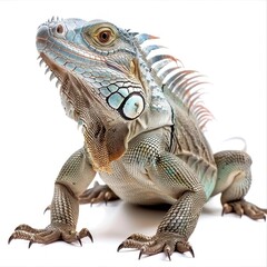 Fototapeta premium Iguana isolated on white background