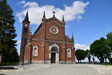 The beautiful Church of San Pietro a Villa in Isola d'Asti