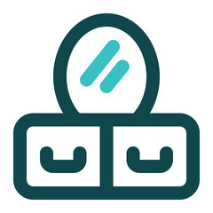 mirror icon for illustration