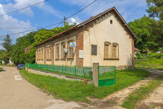 Post Office in School Building Village Lenovac Serbia