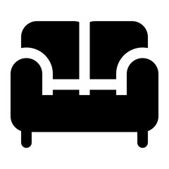 sofa icon for illustration