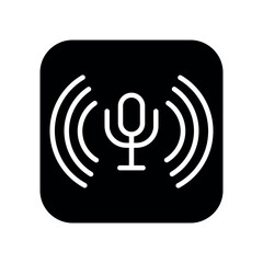 Voice Assistant color line icon. Web accessibility. Vector isolated element.