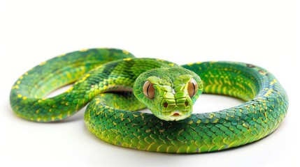 Fototapeta premium Boomslang isolated on white background