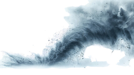 Tornado on transparent background