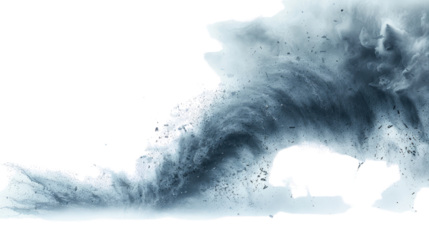 Tornado on transparent background