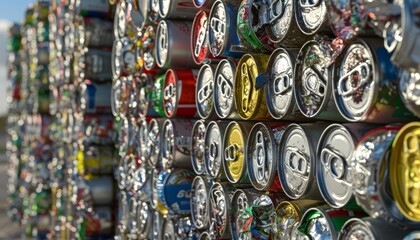 Closeup noblur 3D Model Abstract Art of Aluminum soda can with condensation on a wooden table