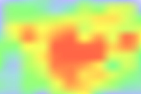 abstract background with a heat map. thermography. Vector illustration