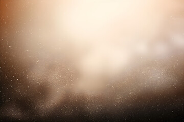 Obraz premium Beige and white grainy gradient background with a glowing light, featuring a noise texture effect. Ideal for banners, headers, posters with ample copy space.