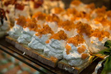 Various kind of tapas in Spain