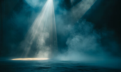 Abstract white smoke or steam swirls