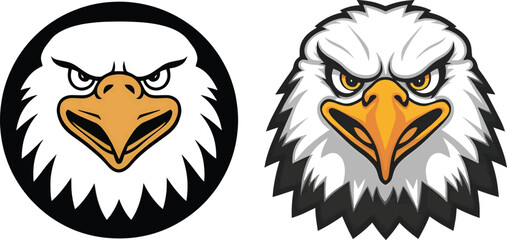 Obraz premium Illustration of eagle silhouttee vector