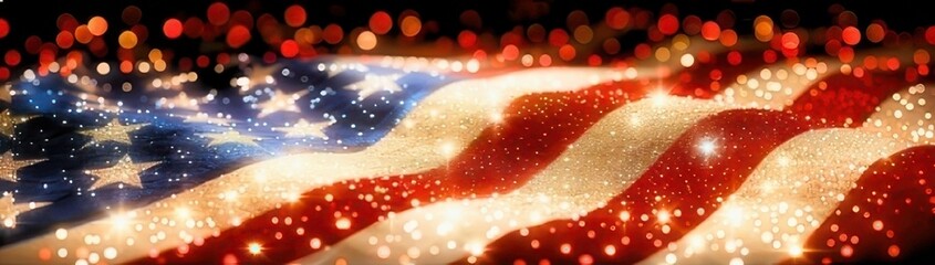 Independence day USA background with flag. Symbol of 4th july celebration the United State of America. Happy independence day 4 th july. 4th of july American Independence day poster