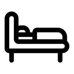 bed icon for illustration