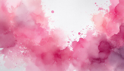 pink watercolor wet wash splash designs. Ideal for wedding, birthday, or event invitations, adding a soft, elegant, and artistic touch