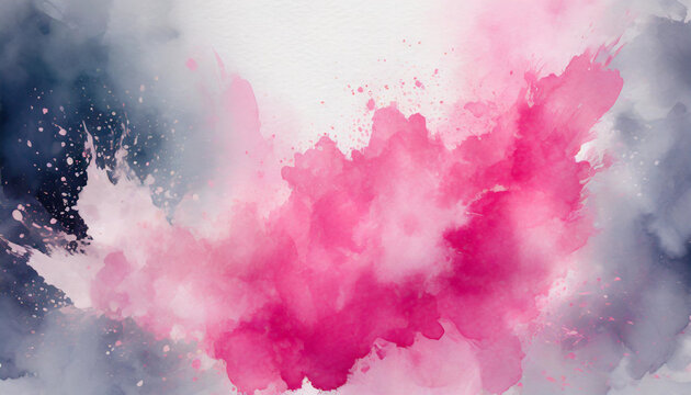 pink watercolor wet wash splash designs. Ideal for wedding, birthday, or event invitations, adding a soft, elegant, and artistic touch