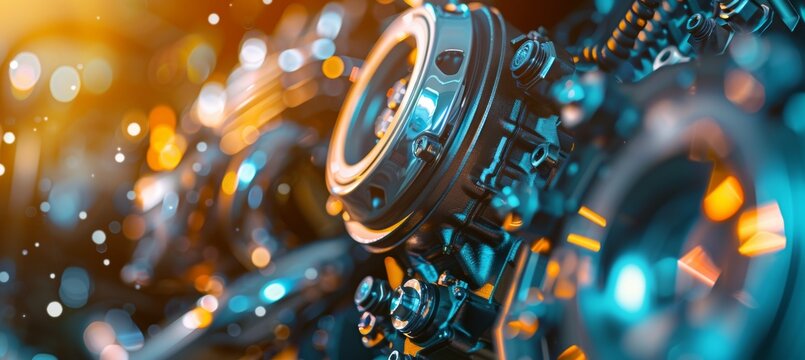 Engine Repair Promotional Banner Highlighting Expertise and Reliability with Copy Space