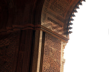 Details of architecture of Agra Fort, Agra, India