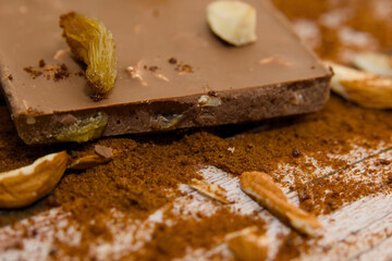 Tempting Chocolate Bounty Nuts Fruits and Culinary Artistry