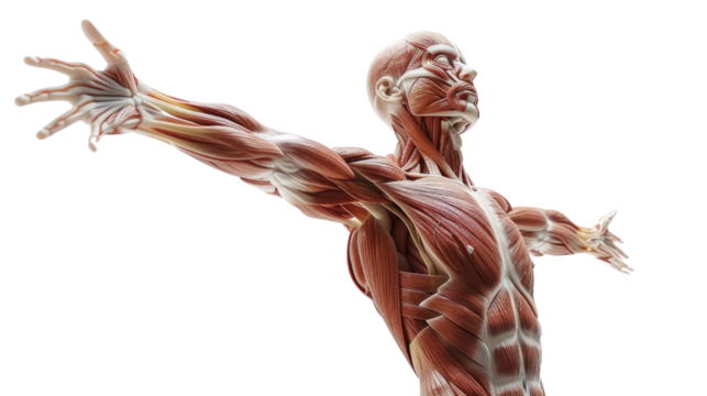 Human anatomy on a transparent background - Powered by Adobe