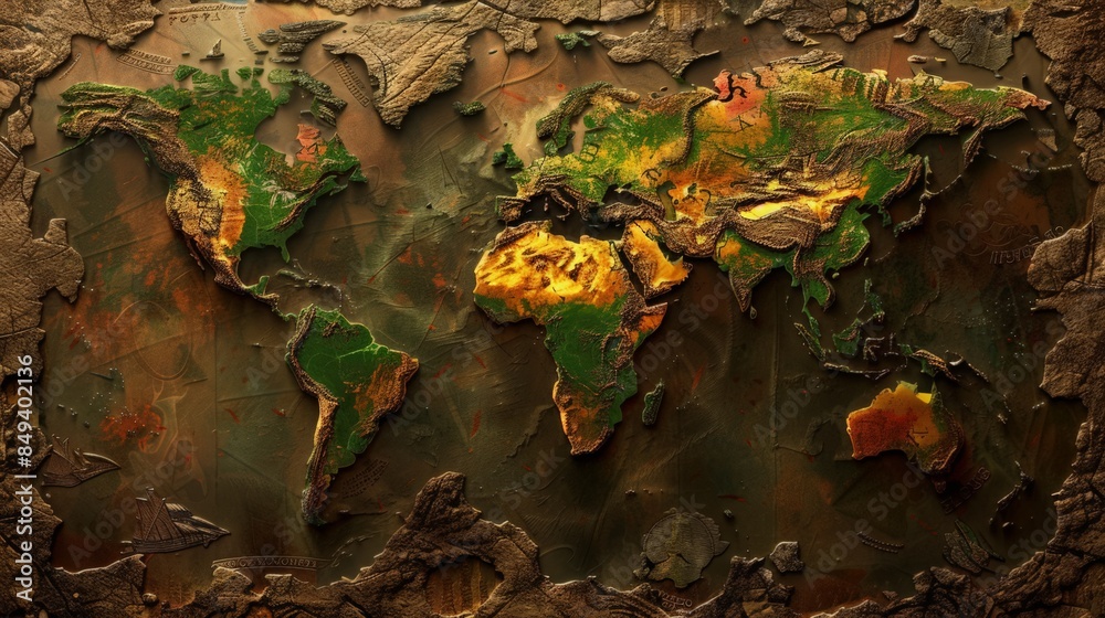 Fototapete discuss the ethical considerations of mapmaking and representation on world maps.