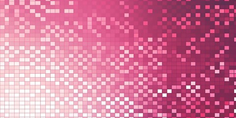 Pink Background With Small Squares
