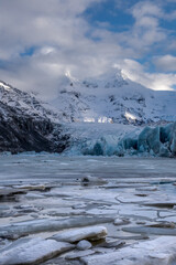 Svínafellsjökull is an outlet glacier of Vatnajökull, the largest ice cap in Europe. The glacier lagoon provides beautifull views and reflections