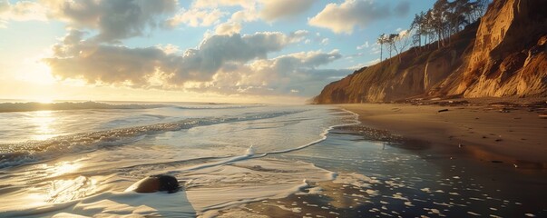 Summer coastal photography tour with photographers, scenic views and photography tips, 4K hyperrealistic photo.