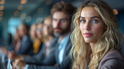 Fototapeta premium professionals in a corporate governance meeting.