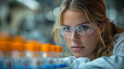 biomedical engineers at work, developing new medical devices.
