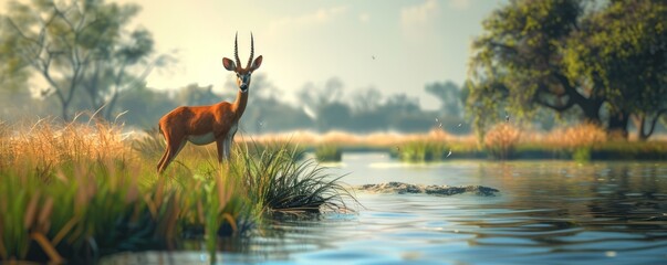 Summer wildlife photography safari, photographers and wildlife sightings, 4K hyperrealistic photo.