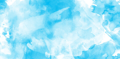 Obraz premium Abstract blue smoke on black background, brush painted blue background used in weeding card, cover, graphics design and web design. Blue misty dark background, old style dark blue grunge texture.