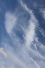 flurry clouds on sky