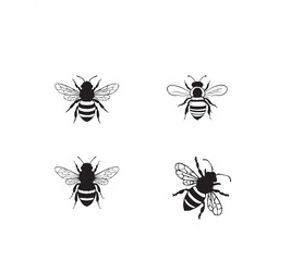 The Bee design Silhouette