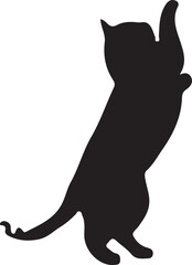 silhouette of a cat