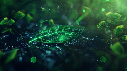 Digital binary leaves