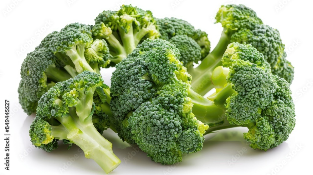 Canvas Prints Broccoli on a white background