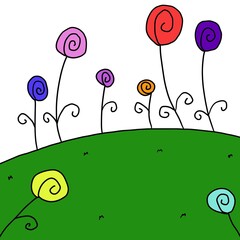 abstract floral background