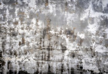 Obraz premium A gray background with white and black splatters and stains