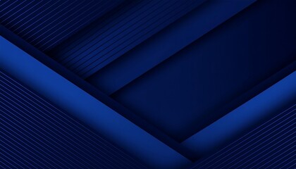 Obraz premium Abstract geometric line shapes in dark blue background. Suitable for banners, posters, flyers, wallpapers, presentations