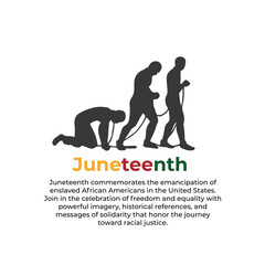 Silhouette ethnic group of black African and African American men and women. Identity concept - racial equality and justice. Racism, discrimination. Juneteenth emancipation. Juneteenth Freedom Day Abs