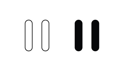 Parallel icon design with white background stock illustration