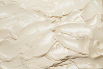White whipped cream texture.