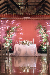 wedding table setting