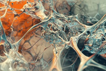 3D image of neural connections