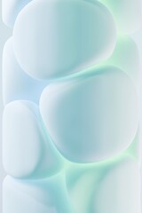 abstract blue background. 3D bubble