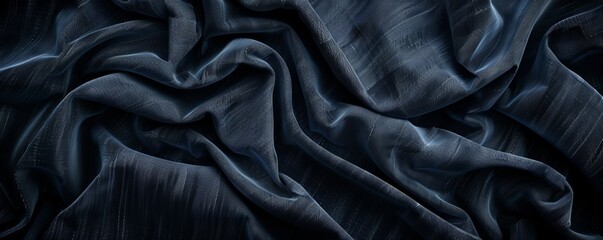 Denim fabric texture with visible stitching, 4K hyperrealistic photo