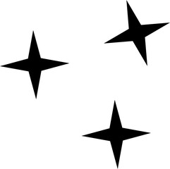 Star icons. Gold Star or favorite flat icon for apps and websites. Rating Star icon. Star vector collection. Modern simple stars. Vector illustration.